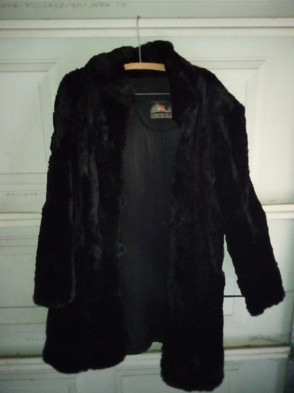 Women's Black Faux Fur Teddy Jacket - Plush Winter Coat